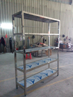 غرفة التخزين البارد الفولاذ المقاوم للصدأ الجرف 5 طبقات متعددة الوظائف
