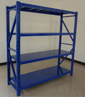أزرق مستودع رفوف التخزين التجاري الصلب رفوف 2000 × 600 × 2000 مم